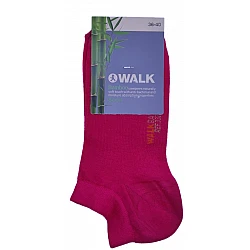 Γυναικεία Κάλτσα Κοφτή bamboo 36-40 ONE SIZE WALK SOCKS W332-51 ΦΟΥΞΙΑ