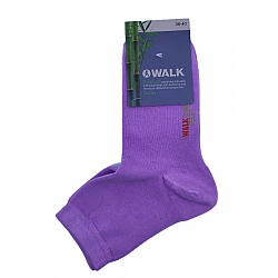 Γυναικεία Κάλτσα Ημίκοντη bamboo 36-40 ONE SIZE WALK SOCKS W333-30 ΛΙΛΑ