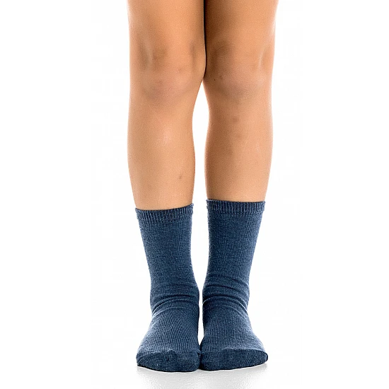 Γυναικεία Κάλτσα βαμβακερή 3άδα 35-38 ONE SIZE Sensi GO SOCKS 1106 ΜΑΥΡΟ ΜΠΛΕ ΡΟΖ