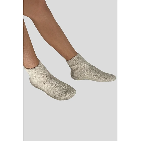Γυναικεία Κάλτσα Ύπνου Fleece Ισοθερμική One Size 36-41 IDER 2165 ΚΙΤΡΙΝΟ