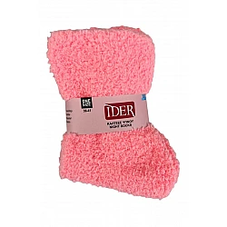 Γυναικεία Κάλτσα Ύπνου Fleece Ισοθερμική One Size 36-41 IDER 2165 ΡΟΖ