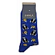 Ανδρική Κάλτσα Βαμβακερή με Σχέδιο WALK W1064-30-47 BLEU ROYAL