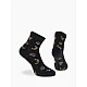 Γυναικεία Κάλτσα Ημίκοντη bamboo 36-40 ONE SIZE WALK SOCKS W333-25-02 ΜΑΥΡΟ