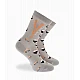 Κάλτσα Βαμβακερή Σχέδιο sushi One Size 36-40 Μαλακό Λάστιχο WALK W132-11-13 ΓΚΡΙ