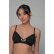 Bralette Λύκρα   Μαύρο Milena By Paris 010201-Μαύρο
