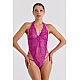 Sexy Κορμάκι String    Magenta Milena By Paris 002529-Magenta