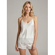Νυφικό Σατέν Babydoll με Σορτς   Ιβουάρ Milena By Paris 004207-Ιβουάρ