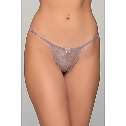 Συσκευασία Δώρου Ευχετήρια Κάρτα με G string    Μόκκα Milena By Paris GB-001-Μόκκα