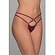 Micro G string Ιριδίζουσα Λύκρα   Μπορντό Milena By Paris 006916-Μπορντό