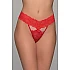 G string Δαντέλα   Κόκκινο Milena By Paris 006936-Κόκκινο
