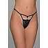 Δαντελένιο G string με Κόσμημα   Μαύρο Milena By Paris 006937-Μαύρο