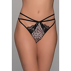 Ψηλόμεσο G string   Animal print Milena By Paris 006954-Animal print