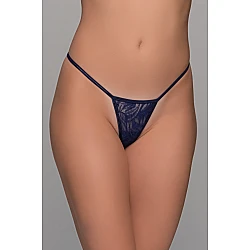 Mini Micro G string   Μπλε Milena By Paris 006955-Μπλε