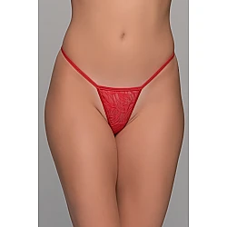 Mini Micro G string   Κόκκινο Milena By Paris 006955-Κόκκινο