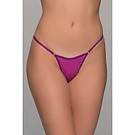 Σλιπ Micro G String Σατέν Ζακάρ – Magenta Milena By Paris 006861-Magenta
