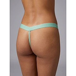 G string Γυαλιστερή Λύκρα με Φαρδύ Λάστιχο   Aqua Milena By Paris 006964-Aqua