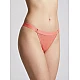 G string Γυαλιστερή Λύκρα με Φαρδύ Λάστιχο   Κοραλί Milena By Paris 006964-Κοραλί