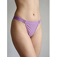 G string Γυαλιστερή Λύκρα με Φαρδύ Λάστιχο   Λιλά Milena By Paris 006964-Λιλά