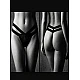 G string Γυαλιστερή Λύκρα με Φαρδιά Λάστιχα   Μαύρο Milena By Paris 006965-Μαύρο