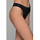 Plus Size Φαρδύ String Bamboo   Μαύρο Milena By Paris PS-7724-Μαύρο