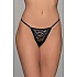Tanga String Δαντέλα   Μαύρο Milena By Paris 007736-Μαύρο