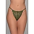 Ψηλόμεσο Tanga String Δαντέλα   Λαδί Milena By Paris 007740-Λαδί