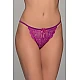 Ψηλόμεσο Tanga String Δαντέλα   Magenta Milena By Paris 007740-Magenta