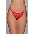 Ψηλόμεσο Tanga String Δαντέλα   Κόκκινο Milena By Paris 007740-Κόκκινο