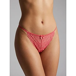 Ψηλόμεσο Tanga String Δαντέλα – Καρπουζί Milena By Paris 007740-Καρπουζί