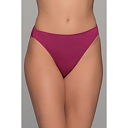 High Leg Σλιπ Bikini Bamboo   Μπορντό Milena By Paris 008505-Μπορντό