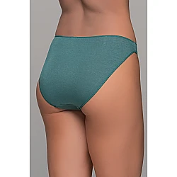 High Leg Σλιπ Bikini Bamboo   Πράσινο Milena By Paris 008505-Πράσινο
