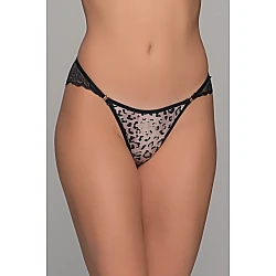 Σλιπ Brazil Δαντέλα και Σατέν – Animal print Milena By Paris 008529-Animal print