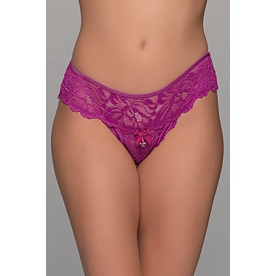Δαντελένιο Σλιπ   Magenta Milena By Paris 008531-Magenta