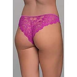 Σλιπ Brazil Δαντέλα και Σατέν – Magenta Milena By Paris 008535-Magenta