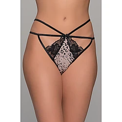 Σλιπ Brazil Δαντέλα και Σατέν – Animal print Milena By Paris 008539-Animal print