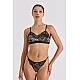 Βελούδινο Bralette με Δαντέλα   Animal print Milena By Paris 010211-Animal print