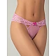 Σλιπ Μπραζίλ Δαντέλα και Τούλι – Rose Pink Milena By Paris 008428-Rose Pink