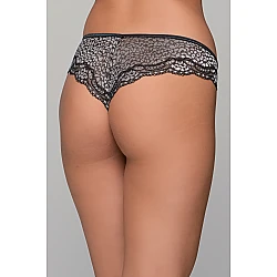 Δαντελένιο Brazilian Slip – Ασημί Milena By Paris 008474-Ασημί