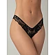 V cut Brazilian Σλιπ Δαντέλα – Μαύρο Milena By Paris 008391-Μαύρο