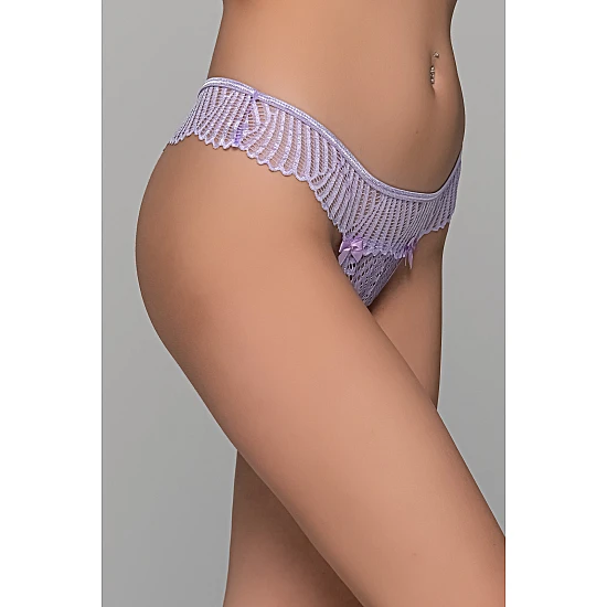 Δαντελένιο String – Λιλά Milena By Paris 007701-Λιλά