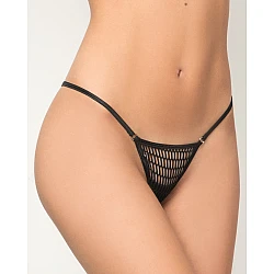 Διχτυωτό Micro G string   Μαύρο Milena By Paris 006791-Μαύρο