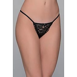 Γυναικείο Εσώρουχο Tanga String  Δαντέλα Milena By Paris C24-924-Μαύρο