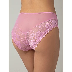Σλιπ Μπικίνι Δαντέλα και Τούλι – Rose Pink Milena By Paris 008333-Rose Pink