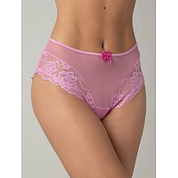 Σλιπ Μπικίνι Δαντέλα και Τούλι – Rose Pink Milena By Paris 008333-Rose Pink