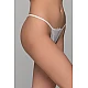 Micro G string Τούλι και Δαντέλα  Ιβουάρ Milena By Paris 006910-Ιβουάρ