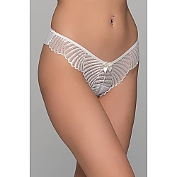 Νυφικό Brazilian Slip με Δαντέλα – Ιβουάρ Milena By Paris 008484-Ιβουάρ