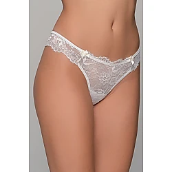 Νυφικό Δαντελένιο Brazilian Slip – Ιβουάρ Milena By Paris 008469-Ιβουάρ