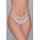 Νυφικό Δαντελένιο String Tanga με Κρίκους   Λευκό Milena By Paris 007691-Λευκό