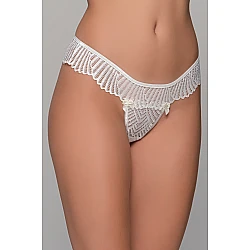 Νυφικό Δαντελένιο String   Ιβουάρ Milena By Paris 007725-Ιβουάρ