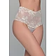 Ψιλόμεσο Σλιπ String Δαντέλα   Μπεζ Milena By Paris 007579-Μπεζ